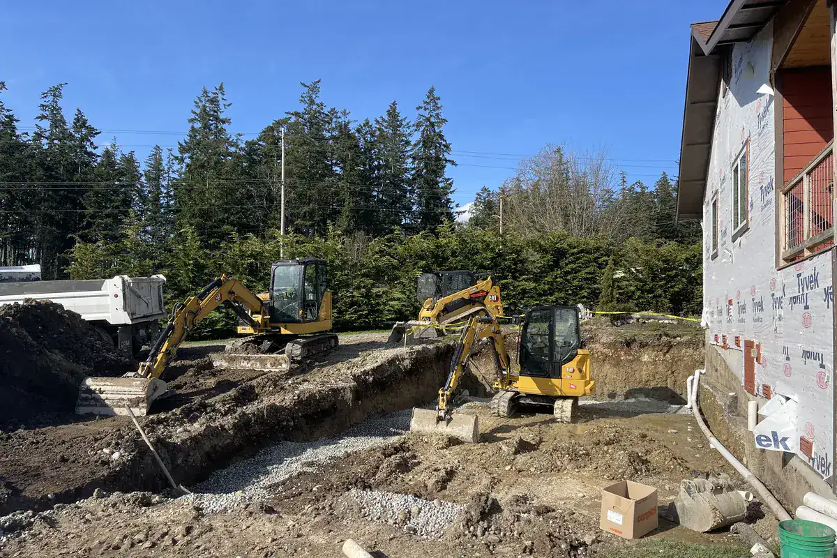 Excavation and site development
