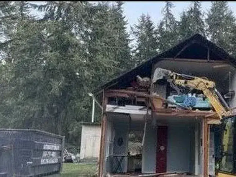 Demolition in Langley, WA