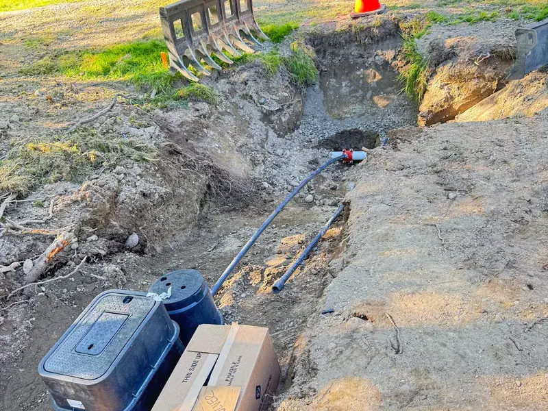 Utility Trenching in Whidbey Island, WA